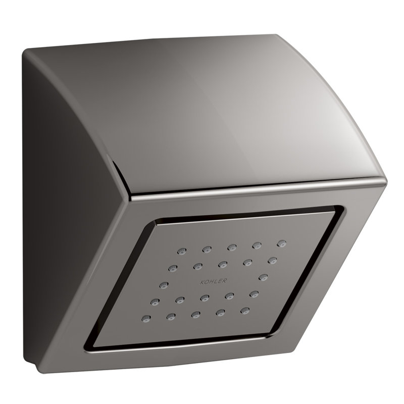 Kohler WaterTile Wall Mounted Square 22 Nozzle Shower Head with